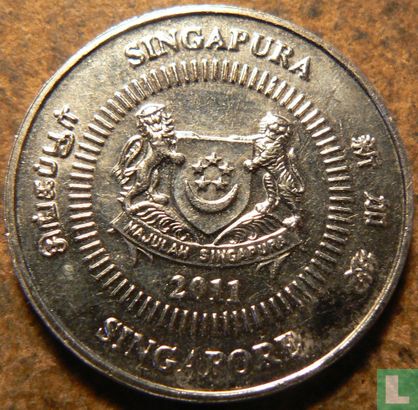 Singapore 50 cents 2011 - Image 1