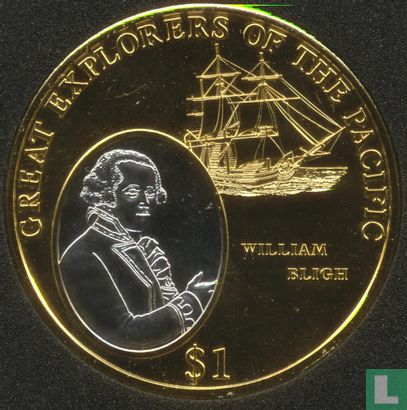 Fiji 1 dollar 2009 (PROOF) "William Bligh" - Afbeelding 2
