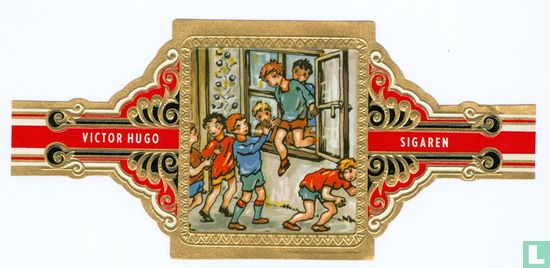Klein Duimpje en zijn broertjes ontsnappen door het raam  - Afbeelding 1