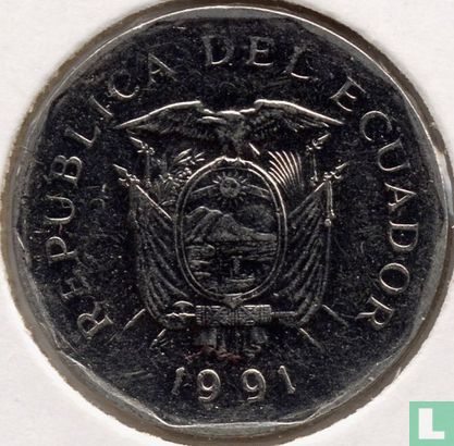 Ecuador 10 Sucre 1991 - Bild 1