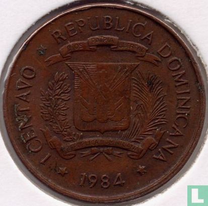 République dominicaine 1 centavo 1984 - Image 1