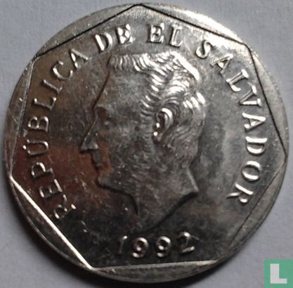 El Salvador 5 centavos 1992 - Afbeelding 1
