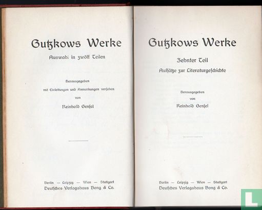 Gutzkows Werke   - Bild 1