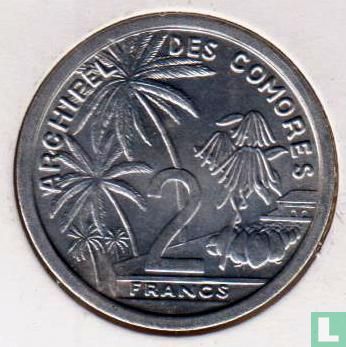 Comoros 2 francs 1964 - Image 2