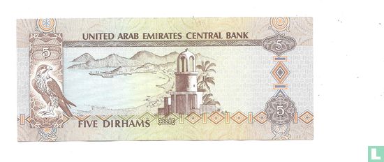 Verenigde Arabische Emirates 5 Dirhams 2009 - Afbeelding 2