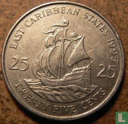 East Caribbean States 25 cents 1995 - Image 1