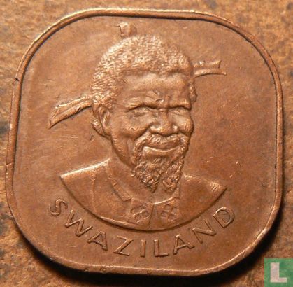 Swaziland 2 cents 1982 - Image 2