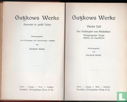 Gutzkows Werke - Afbeelding 1