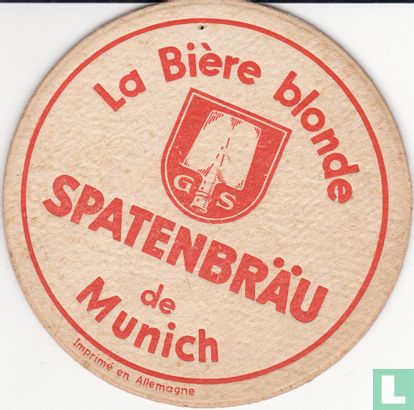 La Bière blonde Spatenbräu de Munich
