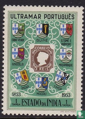 Portugiesische Stempel hundertjährige