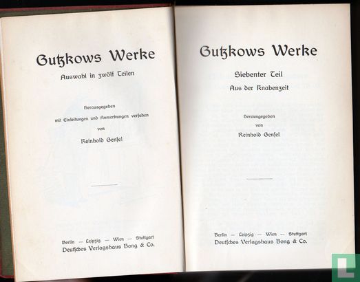 Gutzkows Werke  - Afbeelding 1