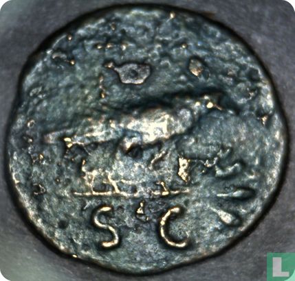 Romeinse Rijk, AE Semis, 81-96 AD, Domitianus, Rome, 85 AD - Afbeelding 2