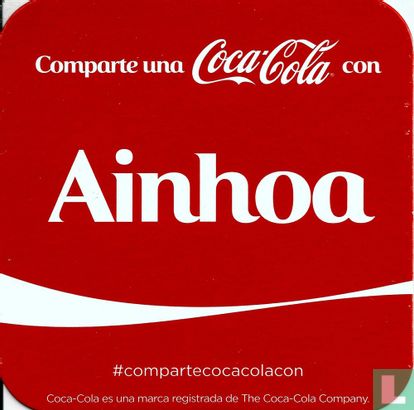 Comparte una Coca-Cola con Ainhoa