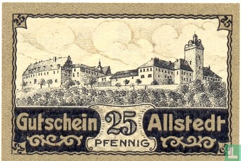 Allstedt 25 Pfennig - Afbeelding 1