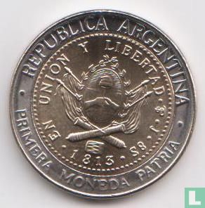 Argentine 1 peso 2013 "Bicentenary of the First Patriotic Coin" - Image 2