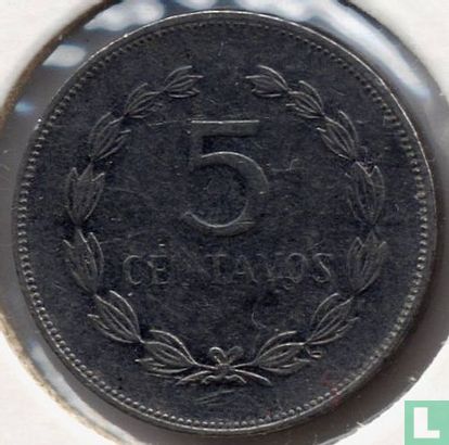 El Salvador 5 centavos 1987 - Image 2