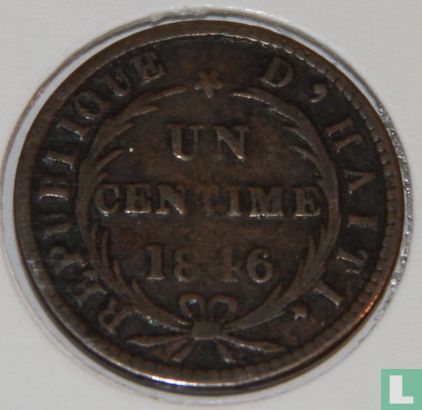 Haïti 1 centime 1846 (type 3) - Image 1