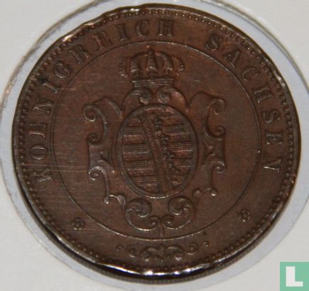 Saxe-Albertine 5 pfennige 1869 - Image 2