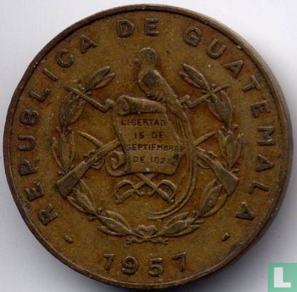 Guatemala 1 Centavo 1957 - Bild 1