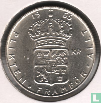 Zweden 1 krona 1965 - Afbeelding 1