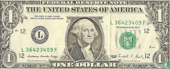 Verenigde Staten 1 dollar 1988 L - Afbeelding 1
