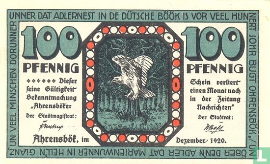 Ahrensbök, Stadt 100 Pfennig - Image 1