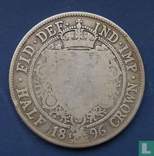 United Kingdom ½ crown 1896 - Image 1