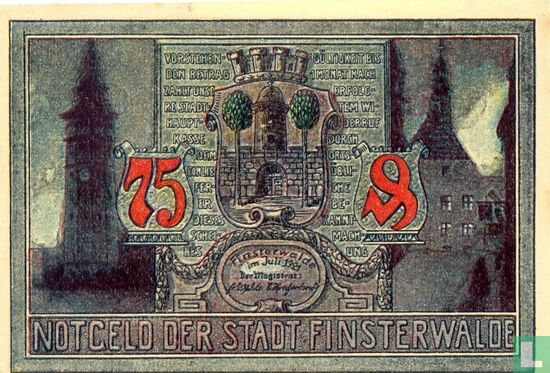 Finsterwalde 75 Pfennig - Image 1