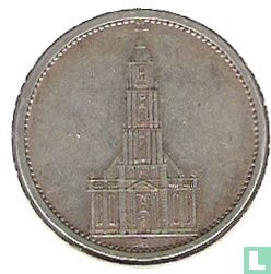 Deutsches Reich 5 Reichsmark 1935 (A) "First anniversary of Nazi Rule" - Bild 2