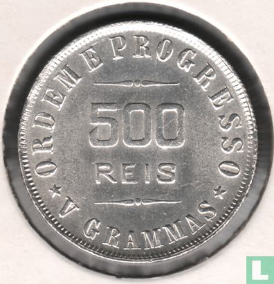 Brazilië 500 réis 1906 - Afbeelding 2