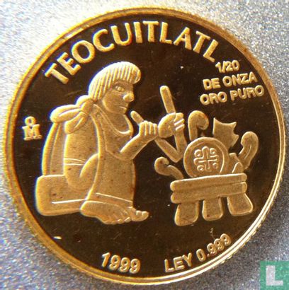 Mexique 1/20 onza 1999 (BE) "Teocuitlatl" - Image 1