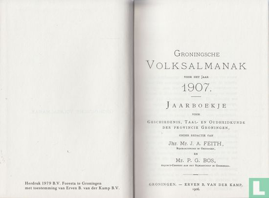 Groningsche Volksalmanak 1907 - Image 3
