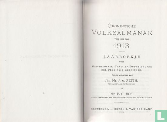 Groningsche Volksalmanak 1913 - Bild 3