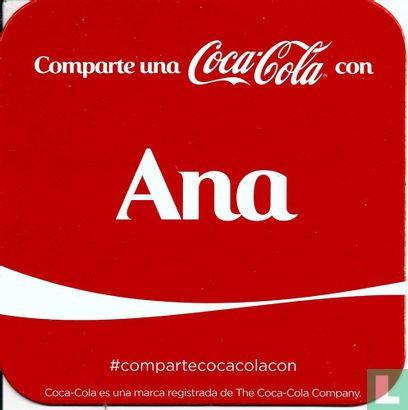Comparte una Coca-Cola con Ana