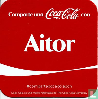 Comparte una Coca-Cola con Aitor