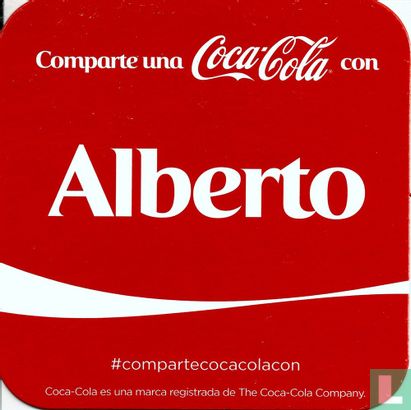 Comparte una Coca-Cola con Alberto