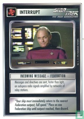 Incoming Message - Federation