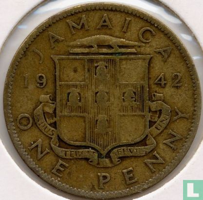 Jamaica 1 penny 1942 - Image 1