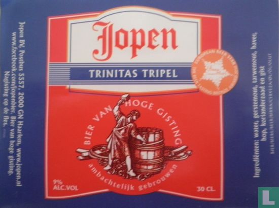 Jopen Trinitas Tripel (30cl)