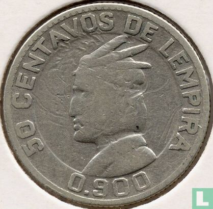 Honduras 50 centavos 1951 - Image 2