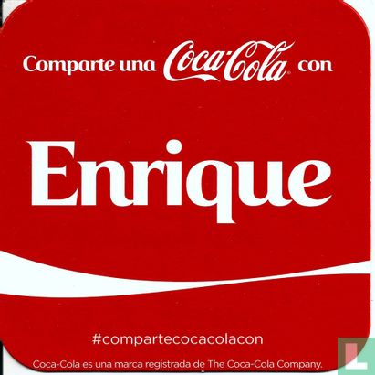 Comparte una Coca-Cola con Enrique