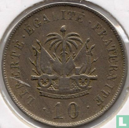 Haïti 10 centimes 1906 - Afbeelding 2