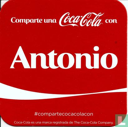 Comparte una Coca-Cola con Antonio
