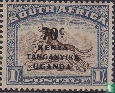 Stamps of South Africa with overprint