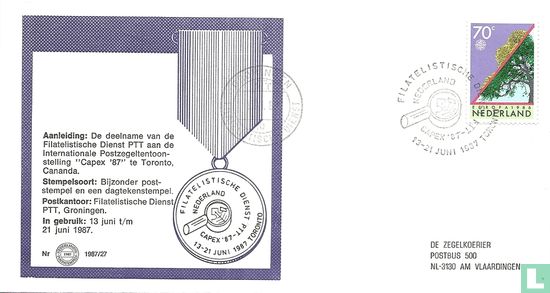 Exposition de timbres de Toronto Capex 87