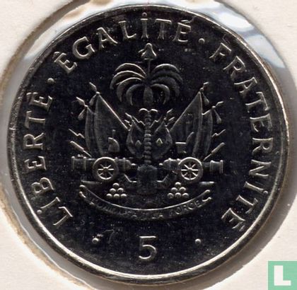 Haïti 5 centimes 1995 - Afbeelding 2