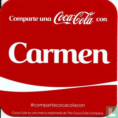 Comparte una Coca-Cola con Carmen