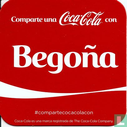 Comparte una Coca-Cola con Begoña