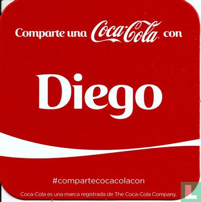 Comparte una Coca-Cola con Diego