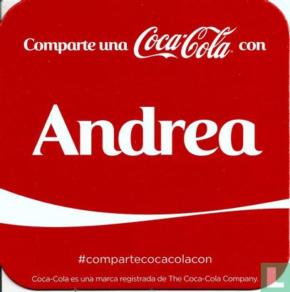 Comparte una Coca-Cola con Andrea